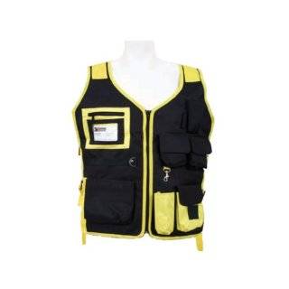 3A Safety SME S2350 High Visibility Mesh Vest with Velcro, Black with 