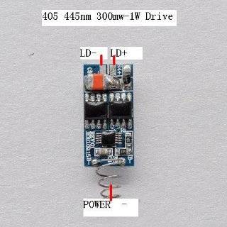 1W 445nm blue laser diode driver / 405nm laser driver