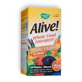 Alive Whole Food Energizer (w/ Iron)   60   Tablet Natures Way Alive 