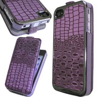  Use Cool Best Special Crocodile Chrome Flip Leather Case for iPhone 