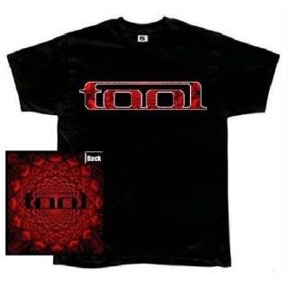 Rock Band Tool t shirt red eyes pattern 2 sided tee