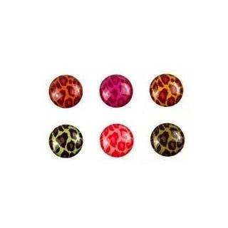 Home Button Sticker for iphone/ipad / itouch, Leopard, 6 Stickers