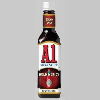 A1 Bold & Spicy Steak Sauce with Tabasco Sauce  10 oz