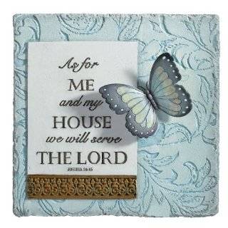   Plaque with Stand, For God So Loved, 5 by 5 Inch