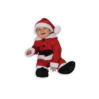 Santa Claus (Fleece with Belt) Romper Child Christmas Costume Size 2 4 
