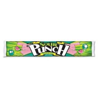 Sour Punch Straws, Watermelon, 2 Ounce Packages (Pack of 24)