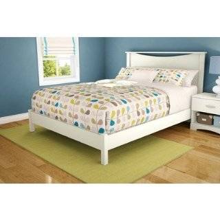  Full Size Bed in White Finish Furniture & Decor
