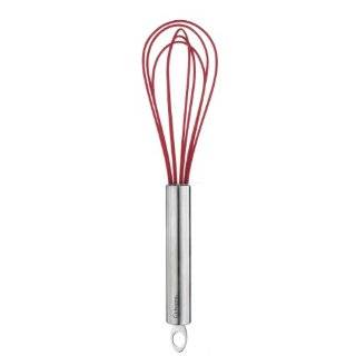   Silicone Egg Whisk 10 Red Cuisipro Soft Grip Silicone Egg Whisk