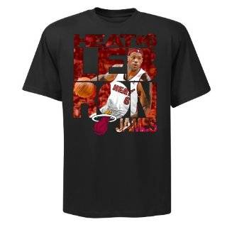  NBA Miami Heat LeBron James Player Vision Tee Shirt Boys 