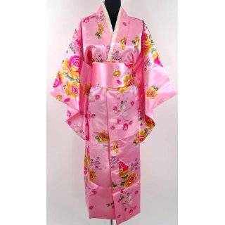  Shanghai Tone® Chinese Kimono Robe Sleepwear White One 