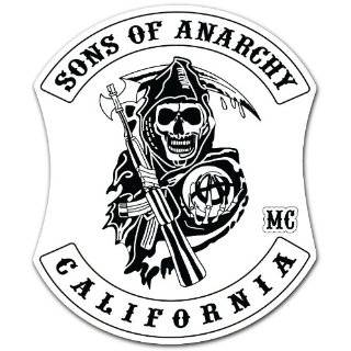  Sons of Anarchy California Car Bumper Sticker Decal 5x4.5 