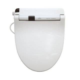  TOTO SW843 01 Washlet E200 Round Front Toilet Seat, Cotton 