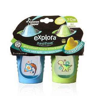   Explora Truly Spill Proof Sippy Cup   2pk Boy (Color / style May Vary