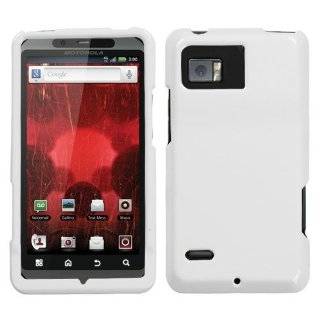   White Phone Protector Faceplate Cover For MOTOROLA XT875(Droid Bionic