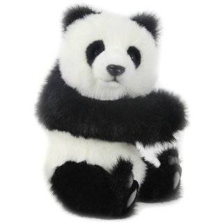 Hansa Panda Bear Cub Stuffed Plush Animal, Sitting   Medium