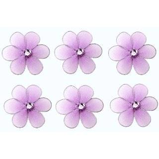 Purple Mini (X Small) Daisy Flower Daisies Flowers 6pc set   nylon 