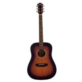 Hohner HW300G SB Mahogany Dreadnaught Acoustic Guitar, Sunburst Gloss 