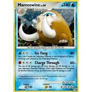 Pokemon Diamond & Pearl Legends Awakened Single Card Mamoswine #9 Holo 