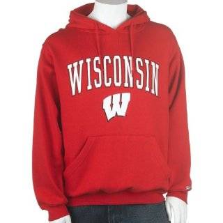 Soffe University of Wisconsin Hoodie with Arch and Mascot