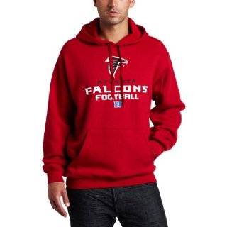 NFL Mens Atlanta Falcons Critical Victory V Long Sleeve Hooded Fleece 