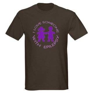 love someone with Epilepsy Autism awareness Dark T Shirt by 