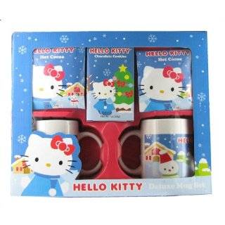 Hello Kitty Deluxe Mug Set with Cocoa and Cookies