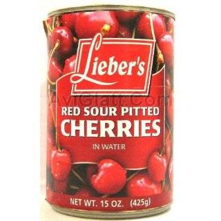 Pitted Sour Cherries Compote (bende) 24oz  Grocery 