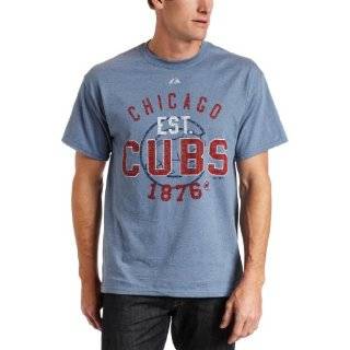    MLB Chicago Cubs Dial It Up Short Sleeve Basic Tee Mens Clothing