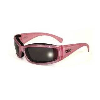 Fight Back Cancer Pearlescent Pink Women Smoked Motorcycle Glasses 