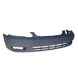 TKY TY04228BC DK1 Toyota Corolla Primed Black Replacement Front Bumper 