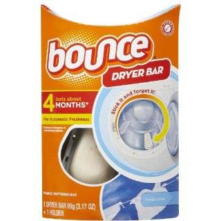  Bounce Dryer Bar, 4 Month, 1 Fabric Softener Bar, 1 Holder 