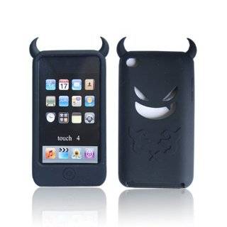 Devil Silicone Case Cover for Apple iPod Touch 4 Light Blue J35