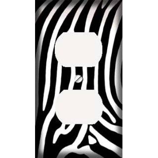    Zebra Skin Print Wall Plate Rocker (Double Decora Plate) Baby