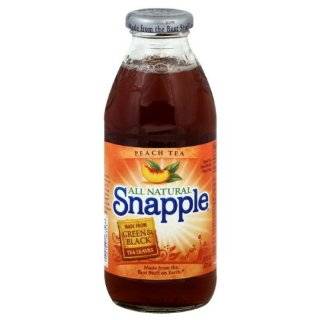 Snapple Ice Tea   Peach 16 Oz All Natural Flavor Real Brewed (Pack of 