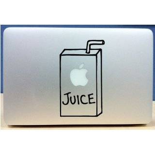 Apple Juice Box   Vinyl Macbook / Laptop Decal Sticker Graphic