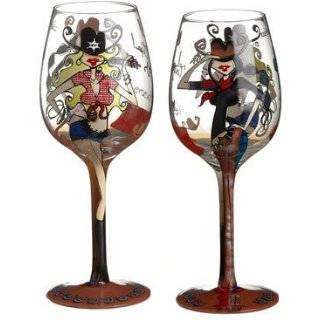 Western Design Wine Glass Charms   Set/4