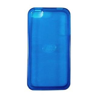 Jelly Belly Apple iPhone4 Blue Rubber Protector Skin Gel Case Cover 