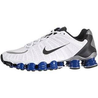 Womens Nike Shox TLX Running Shoes White / Soar Blue / Metallic Silver 