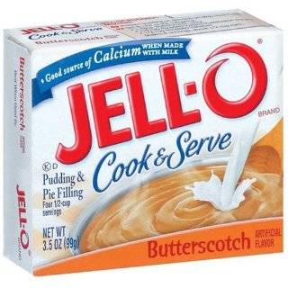 Jell O Cook & Serve Pudding & Pie Filling, Custard Dessert, 2.9 Ounce 