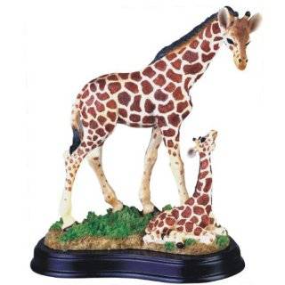  Sitting Giraffe Miniature Resin Figurine