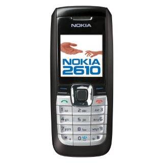 Nokia 2610 Unlocked Cell Phone  U.S. Version with Warranty (Black)