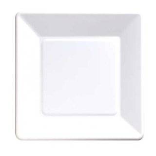 Creative Converting 6.87 Square Paper Luncheon Plates, White Color 