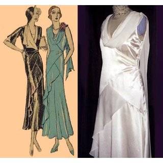  1930s Bias Cut Gown Pattern 