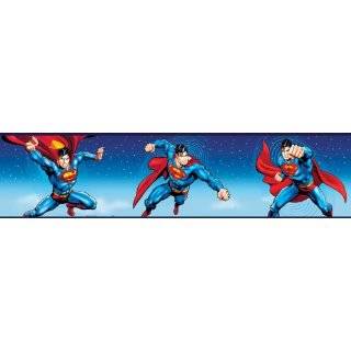  Superman Logo Blue Wallpaper Border Roll