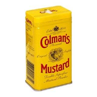 Colmans Mustard Powder 4oz Tin  Grocery & Gourmet Food
