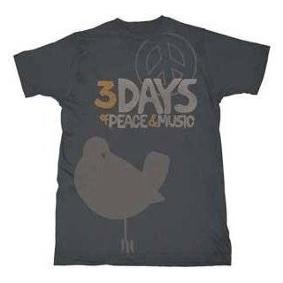 Woodstock Three Days Charcoal T Shirt