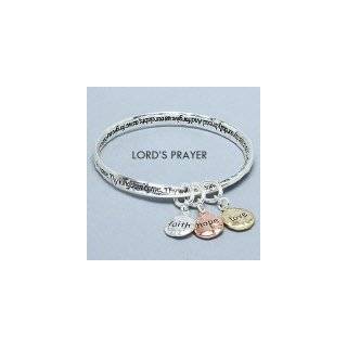 Lords Prayer Bracelet, Our Father, Silver, Bronze & Copper Color