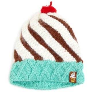  Girls Soft Crochet Cupcake Beanie Winter Hat Cap choose 