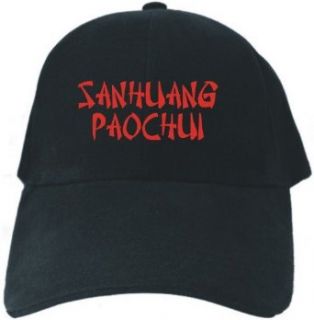 Caps Black Embroidery  Sanhuang Paochui Oriental Style