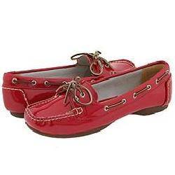 Sperry Top Sider Softie Moc 2 Eye Red Patent